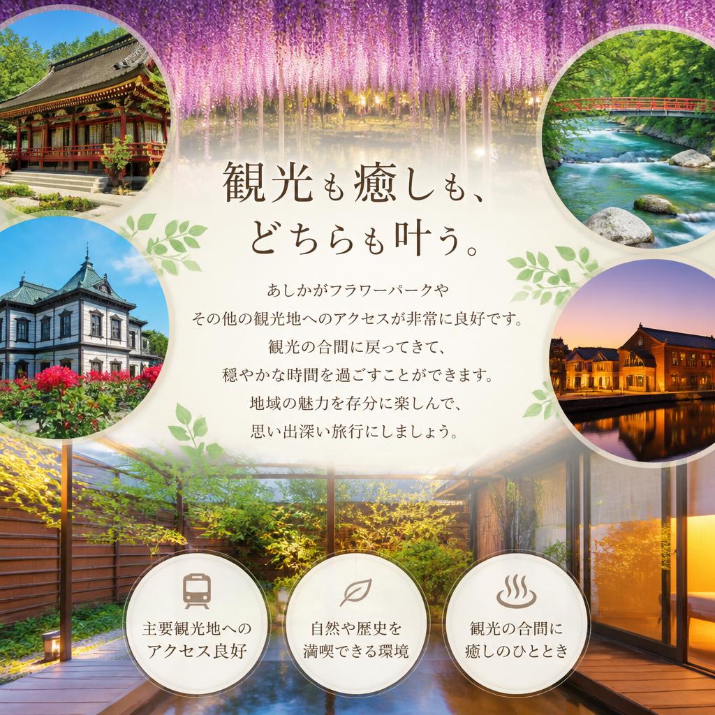 観光名所へのアクセス