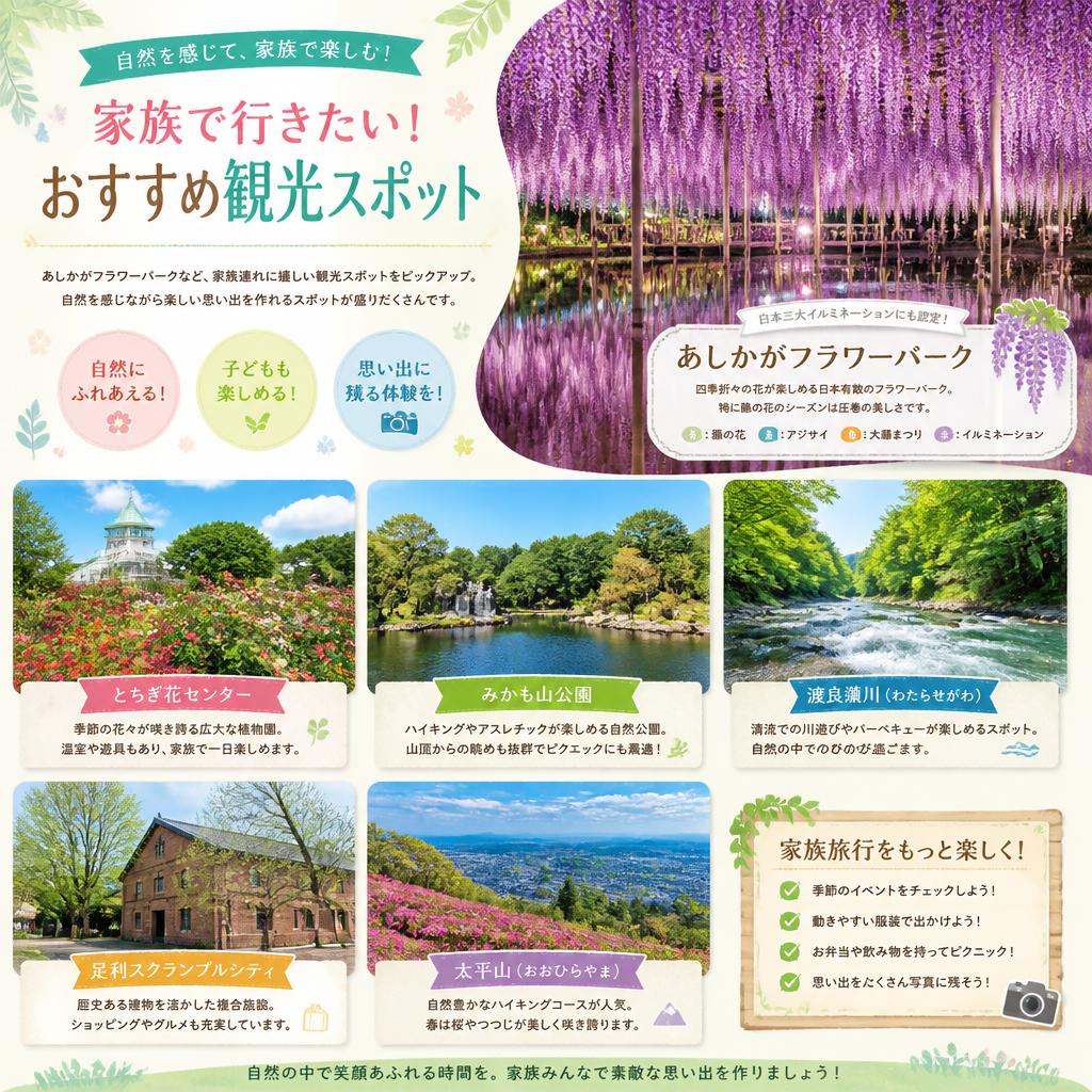 家族で楽しむ観光スポット
