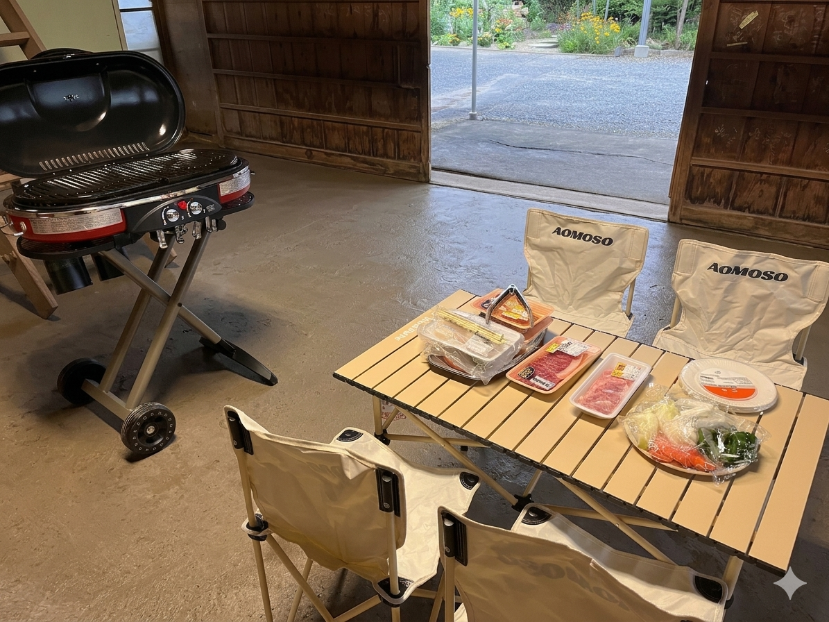 4. 自慢のバーベキュー設備