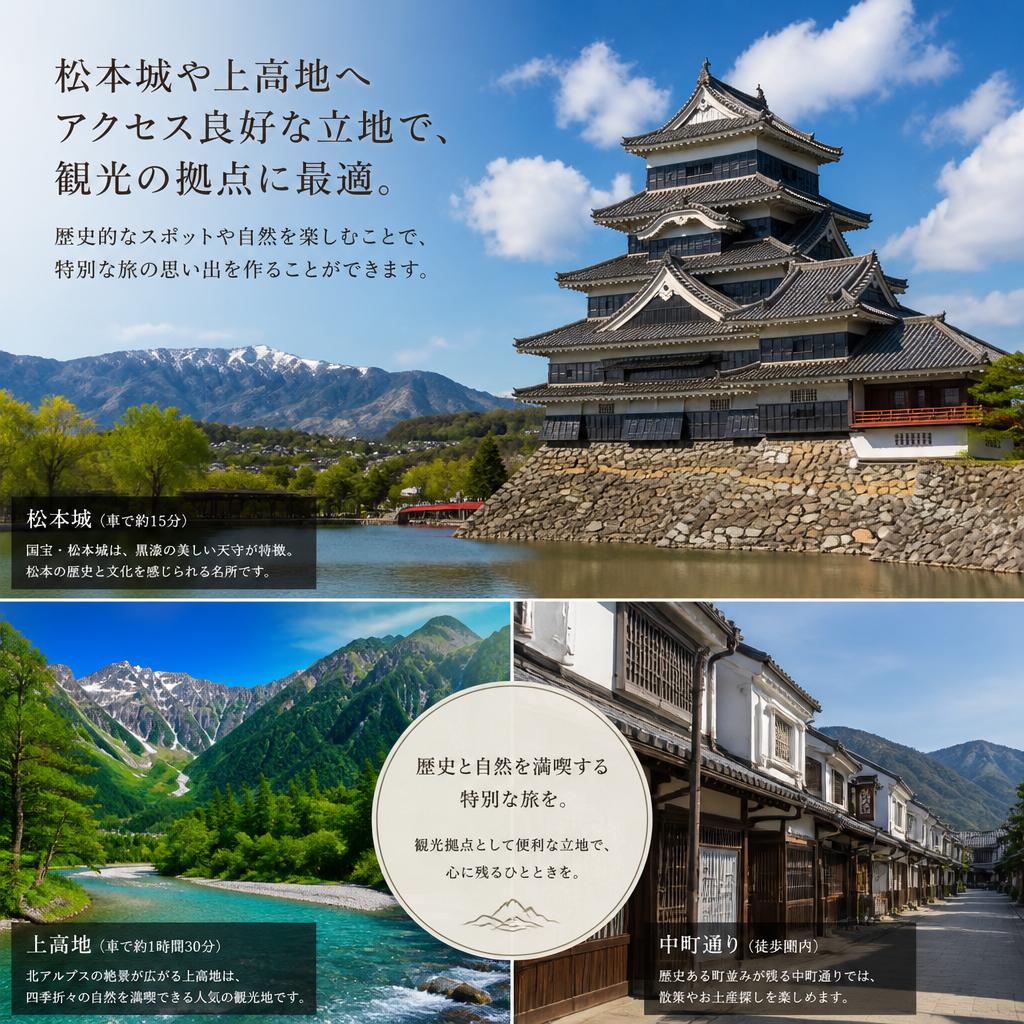 松本市の魅力を感じる
