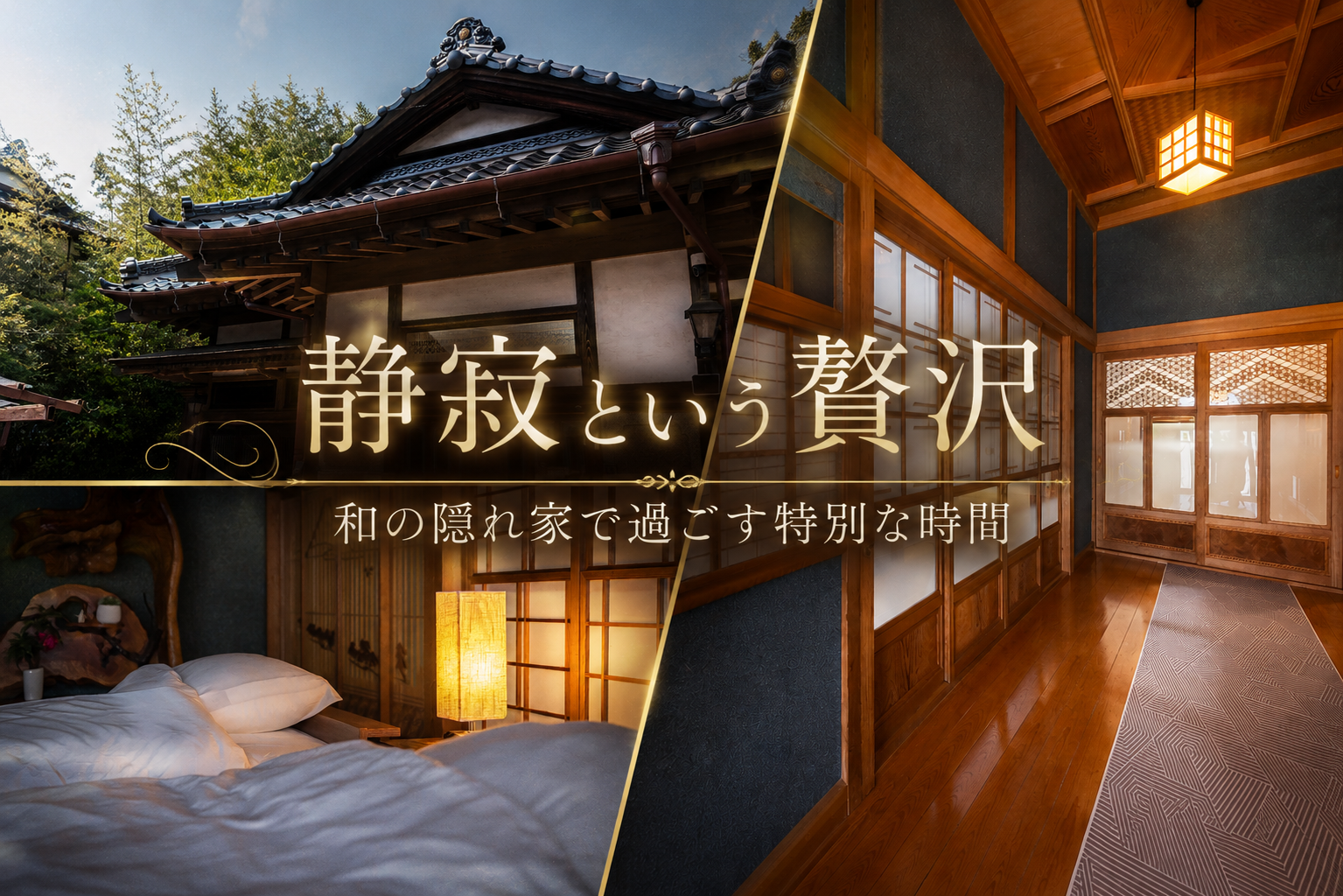 静寂という贅沢。和の隠れ家で過ごす特別な時間。アイレストヴィレッジ成田