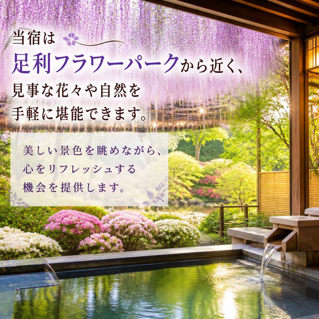 足利フラワーパークへのアクセス