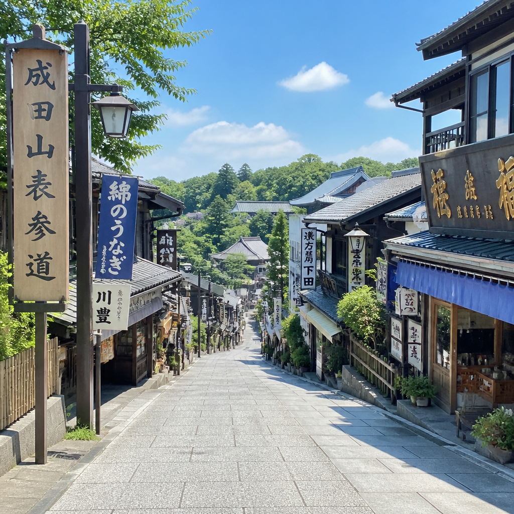 江戸情緒漂う成田表参道食べ物